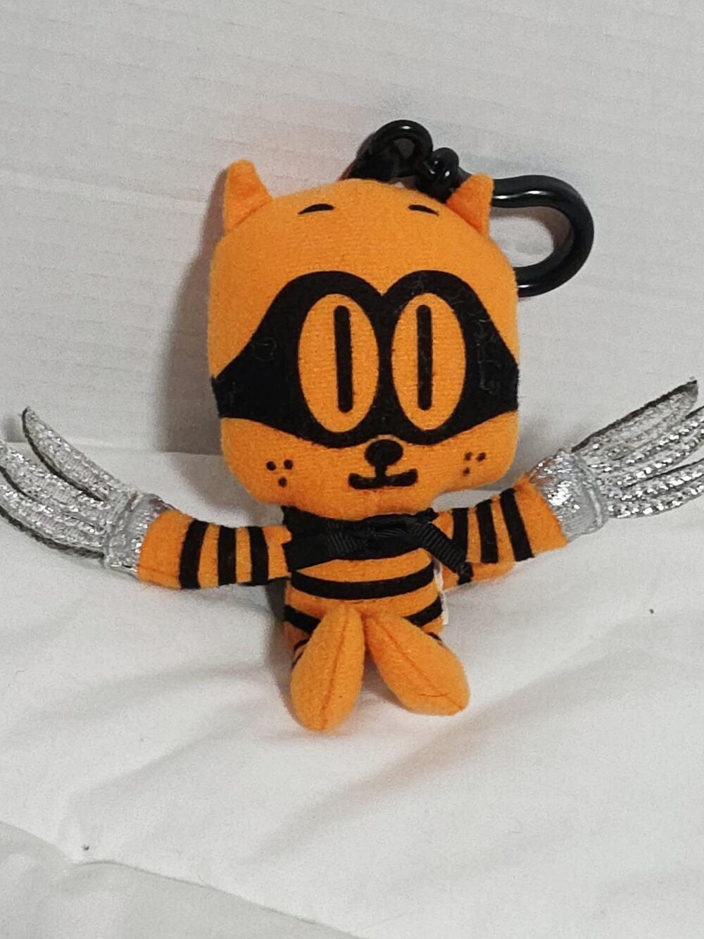 Dog Man Cat Kid Backpack Pull 5" Plush Stuffed Backpack Clip Toy Retired Htf